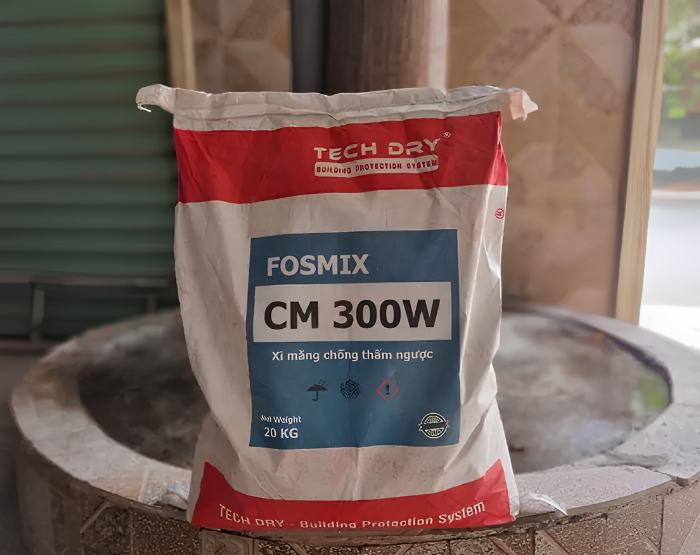 Xi Măng Chống Thấm Ngược Fosmix CM 300W