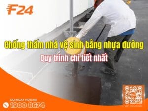 Chống thấm nhà vệ sinh bằng nhựa đường có tốt không?