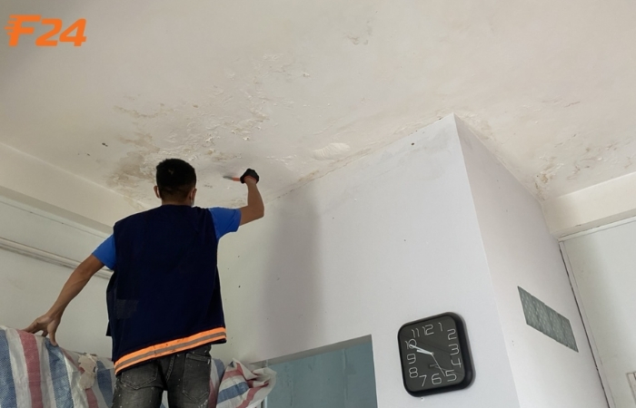 Chống thấm trần nhà không bị nứt Chống thấm trần nhà không bị nứt