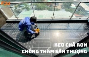 Keo chà ron chống thấm sân thượng