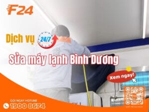 Dịch vụ sửa máy lạnh Bình Dương chuyên nghiệp