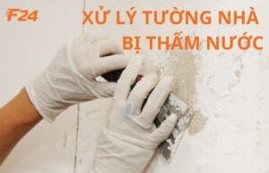 xử lý tường nhà bị thấm nước
