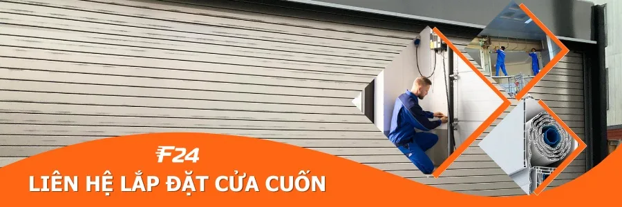 lắp đặt cửa cuốn ảnh thực tế