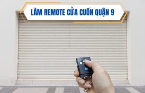làm remote cửa cuốn quận 9