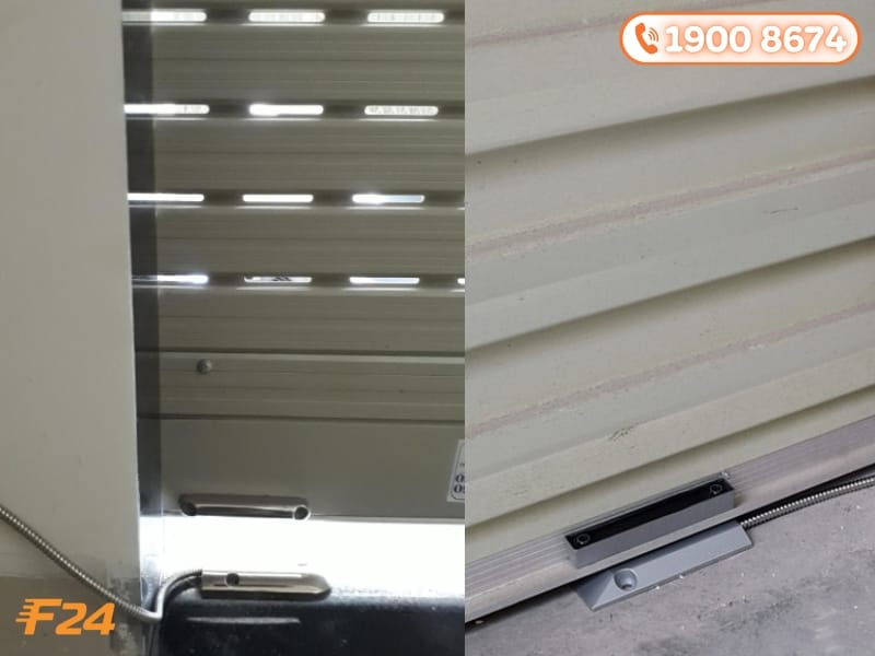 thiết bị chống trộm cửa cuốn tốt