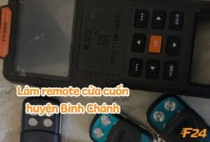 Dịch vụ làm remote cửa cuốn Bình Chánh
