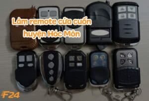 Dịch vụ làm remote cửa cuốn Hóc Môn giá rẻ tại F24 Vietnam