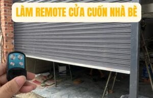 làm remote cửa cuốn nhà bè