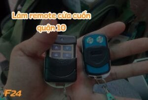 Dịch vụ làm remote cửa cuốn quận 10