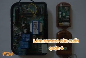 Dịch vụ làm remote cửa cuốn quận 4