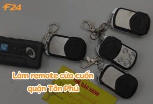 Dịch vụ làm remote cửa cuốn Tân Phú