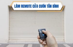 làm remote cửa cuốn tân bình