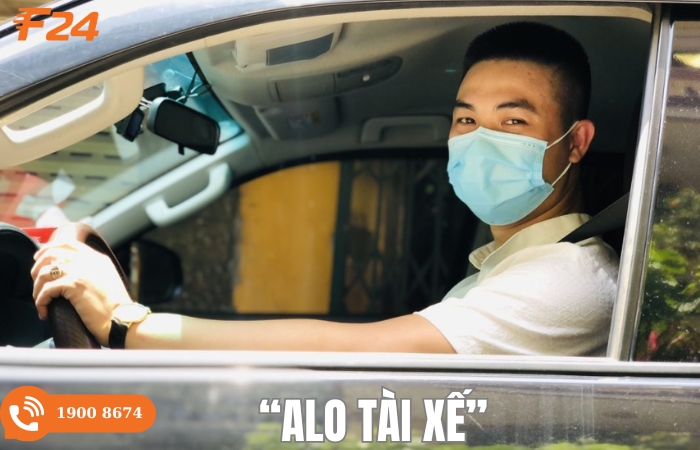 Dịch vụ “Alo tài xế” của F24 giúp giải quyết mọi vấn đề di chuyển của khách hàng alo tài xế
