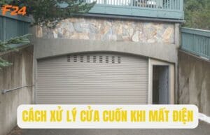 Cách xử lý cửa cuốn khi mất điện