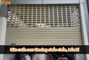 Phân loại các cửa cuốn nan thoáng phổ biến thị trường