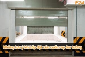 Lợi ích khi dùng cửa cuốn tay âm tường