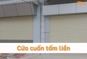 Lắp đặt cửa cuốn tấm liền