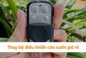 thay bộ điều khiển cửa cuốn