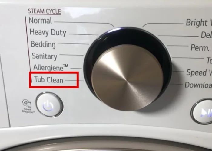 Sử dụng chế độ tự vệ sinh lồng giặt
