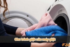 chu trình giặt của máy giặt
