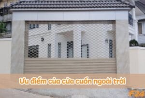 cửa cuốn ngoài trời