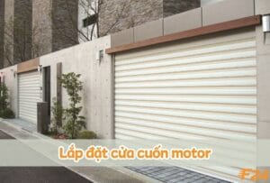 lắp đặt cửa cuốn motor