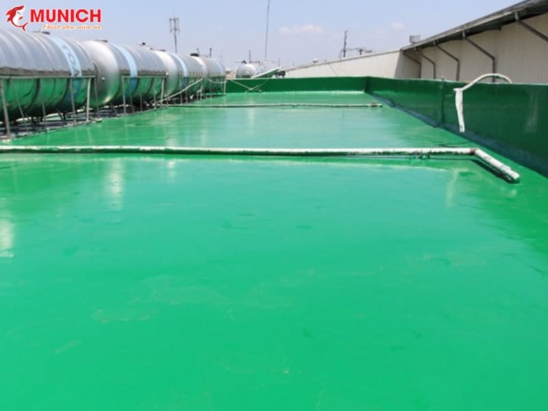 Kiểm tra chất lượng chống thấm của lớp sơn epoxy Kiểm tra và hoàn thiện
