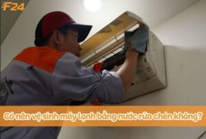 Có nên vệ sinh máy lạnh bằng nước rửa chén không?