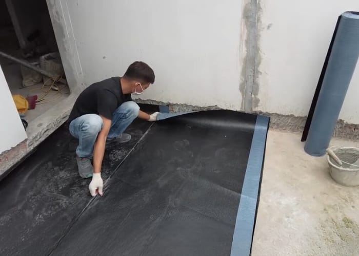 Quy trình thi công chống thấm sân thượng bằng giấy dầu Quy trình thi công chống thấm sân thượng bằng giấy dầu
