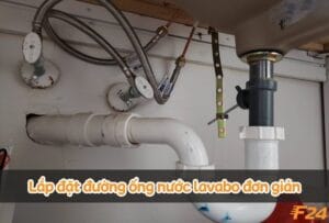 lắp đặt ống nước lavabo