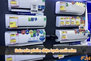 Sale sản phẩm điện lạnh cuối năm