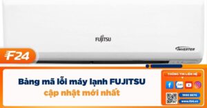 bảng mã lỗi điều hòa Fujitsu