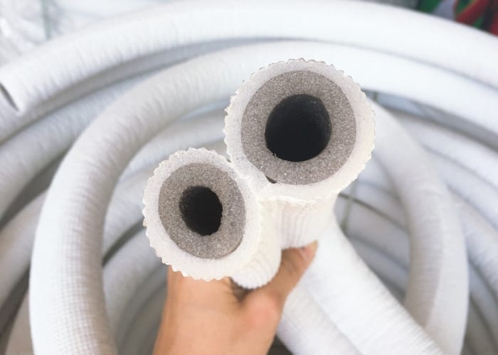 Bọc c&aacute;ch nhiệt v&agrave; chống thấm cho ống đồng, ống tho&aacute;t nước