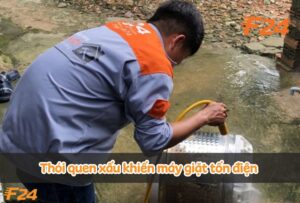 Thói quen xấu khiến máy giặt tốn điện mà nhiều người mắc phải