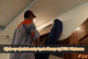 Dịch vụ vệ sinh máy lạnh Sharp