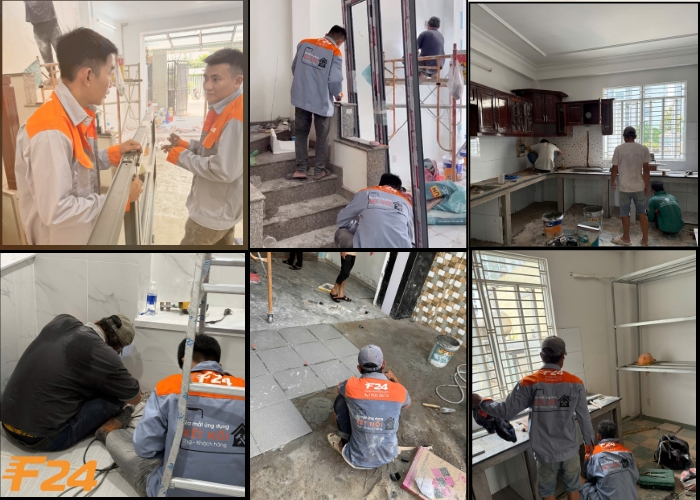 F24 Vietnam – Thi công cải tạo đa dạng nhiều hạng mục công trình  F24 Vietnam thi công cải tạo