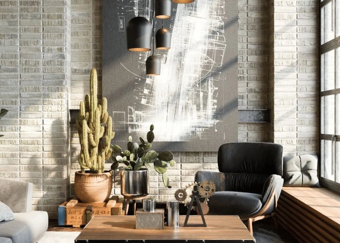 Phong cách công nghiệp (Industrial) cho phòng trọ nam cải tạo phòng trọ theo Phong cách công nghiệp (Industrial)