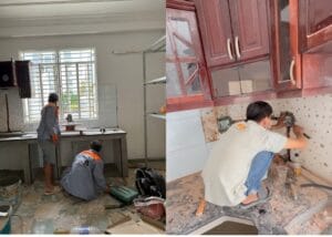 lắp đặt ống nước âm tường