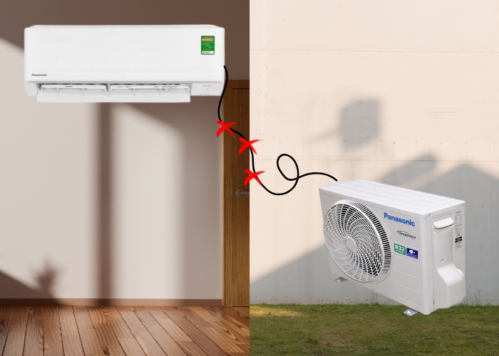 lỗi H11 điều h&ograve;a Panasonic do đường truyền kết nối