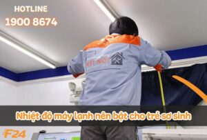 Để nhiệt độ máy lạnh cho trẻ sơ sinh bao nhiêu độ là hợp lý?