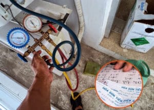 nạp gas điều hòa sai cách khiến hóa đơn tiền điện tăng gấp đôi