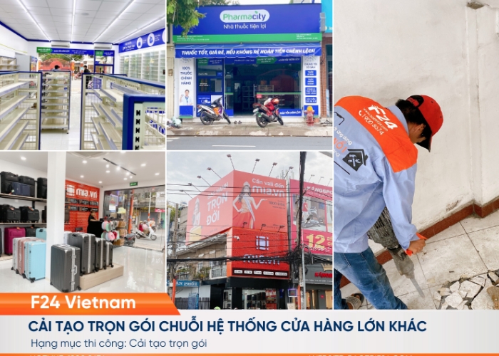 F24 Vietnam – Đơn vị thi công cải tạo nhiều hạng mục công trình Đơn vị thi công cải tạo phòng trọ nhỏ đẹp.