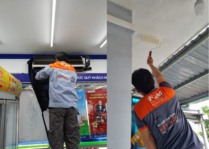 Dịch vụ vệ sinh m&aacute;y lạnh v&agrave; chống thấm tường nh&agrave;