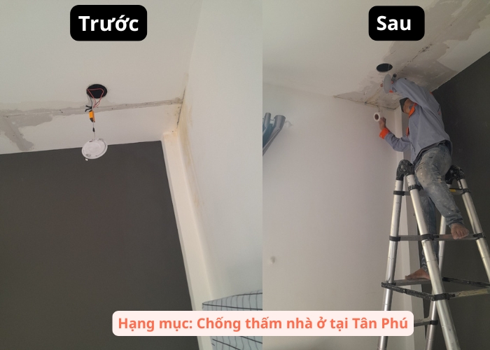 Hạng mục chống thấm nhà ở tại Tân Phú hạng mục chống thấm nhà ở
