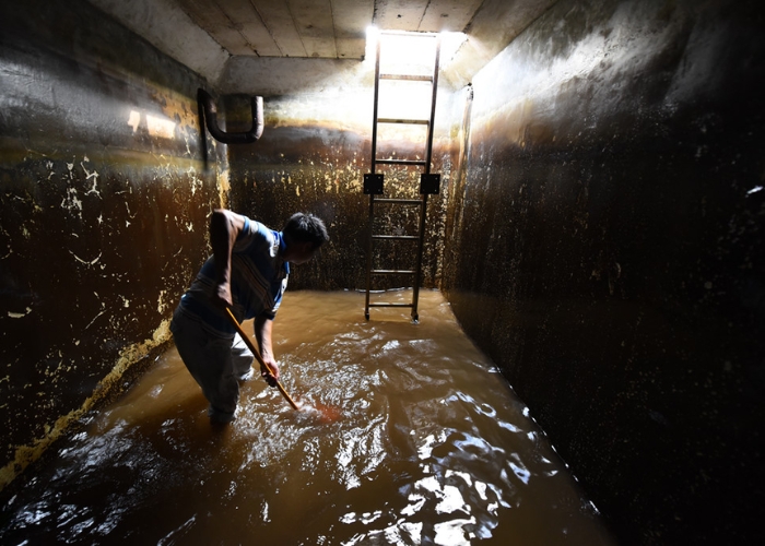 Quy tr&igrave;nh vệ sinh bể nước ngầm đạt ti&ecirc;u chuẩn