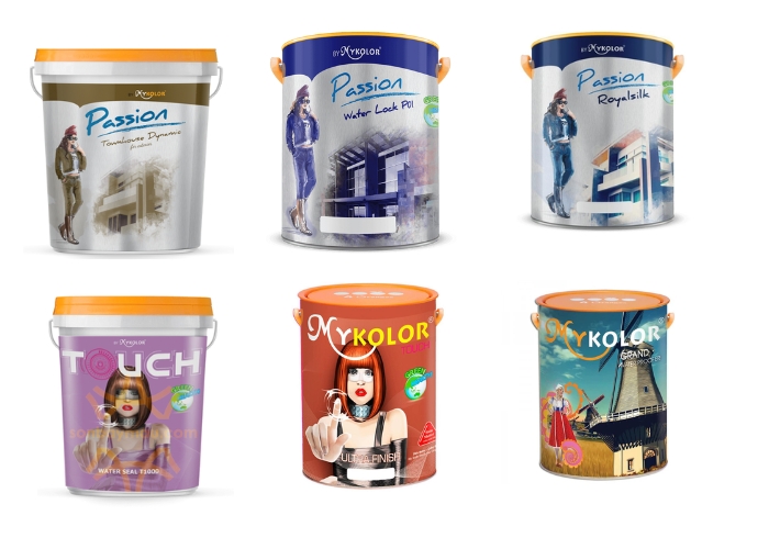 Sơn chống thấm ngoài trời Mykolor với đa dạng sản phẩm, màu sắc Sơn chống thấm ngoài trời Mykolor