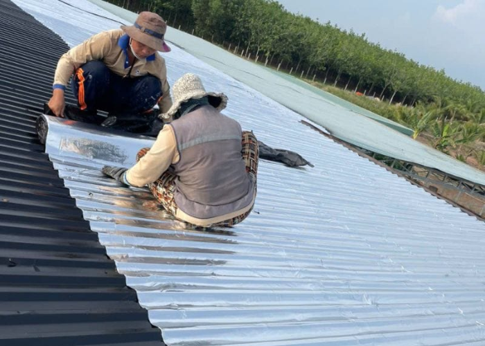 Ứng dụng của tấm c&aacute;ch nhiệt m&aacute;i t&ocirc;n