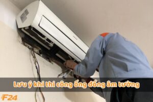 Những điều cần lưu ý khi thi công ống đồng âm tường
