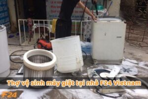 Thợ vệ sinh máy giặt tại nhà - Dịch vụ 5 sao từ F24
