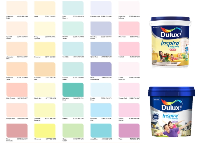 bảng giá sơn Dulux trong nhà